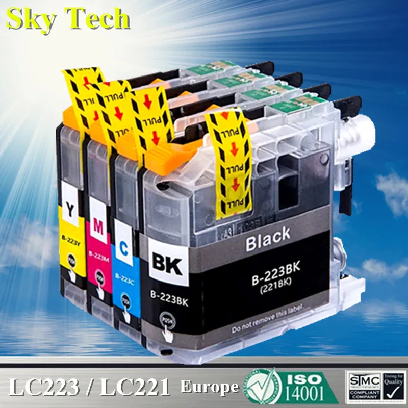 Sky LC223 LC-223 LC221 Compatible Ink cartridge For Brother MFC-J4420DW J4620DW J5320DW J5620DW J5720DW J480DW J680DW J4120DW