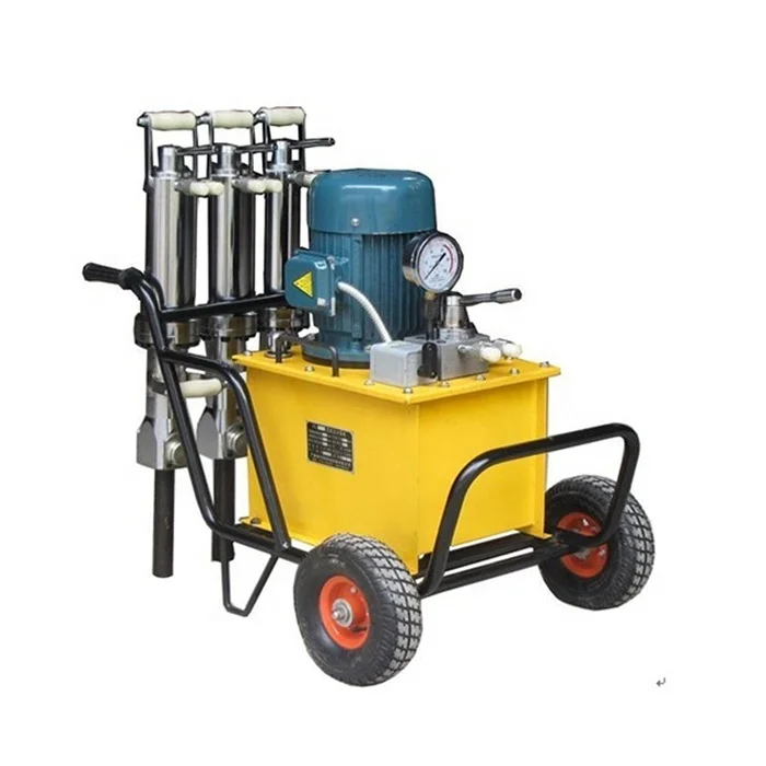 Complete Hydraulic Quarry Using Powerful Mining Rock Splitting Machine for Sale