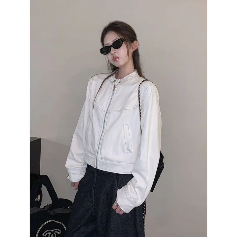 American Retro Design Fried Street Short Top Women Small Looking Thin Style Age Reduction Spring and Autumn Foreign Style Jacket