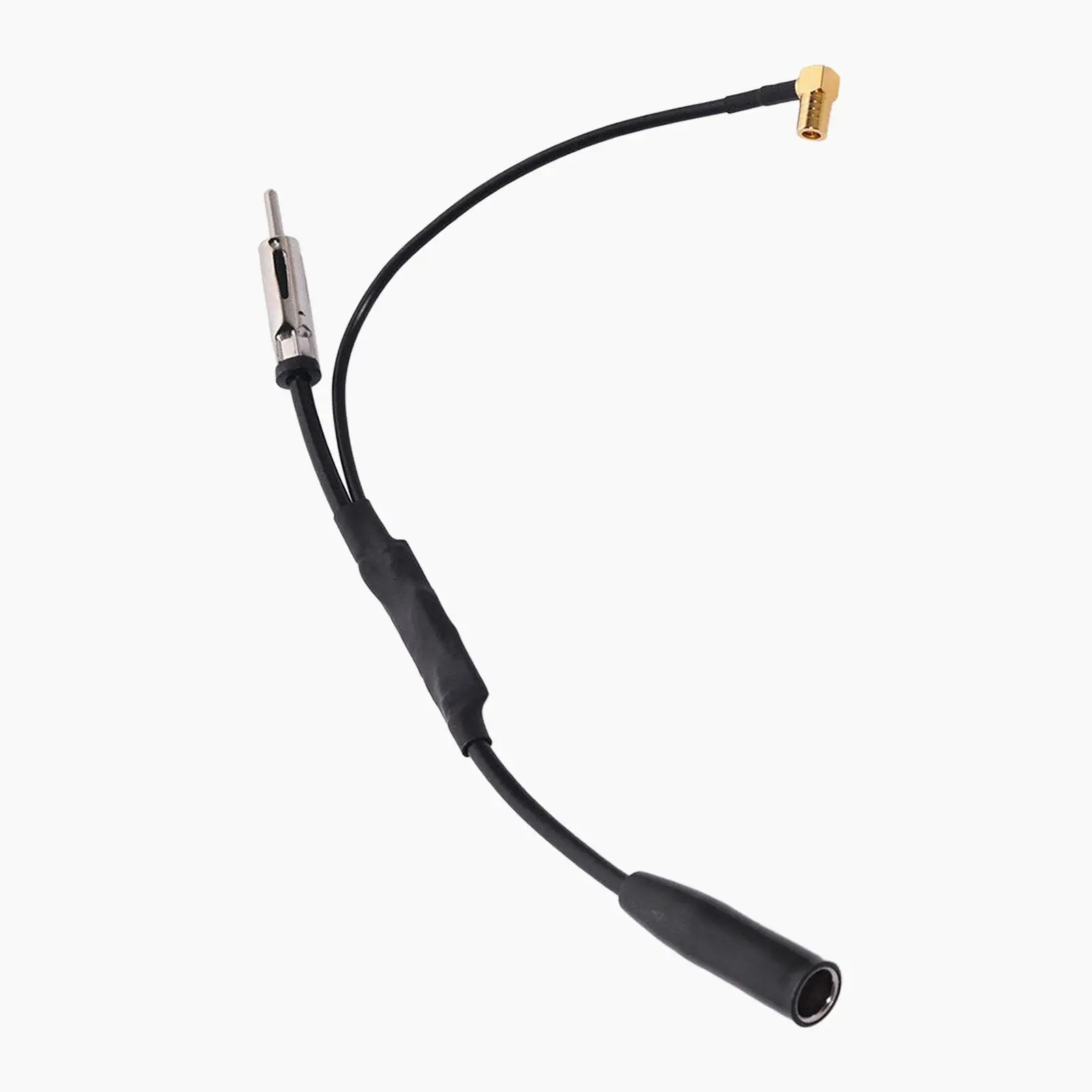 Smb Antenna Splitter AM FM DAB+ Car Radio Portable 34.5cm Easy Installation Antenna Converter Din Male to Din Female Cable