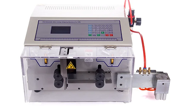 -ForAutomatic Ribbon Cable Cutting Stripping Machine, Flat Cable Splitting Cutting Stripping Machine, Cable Cutter Stripper^