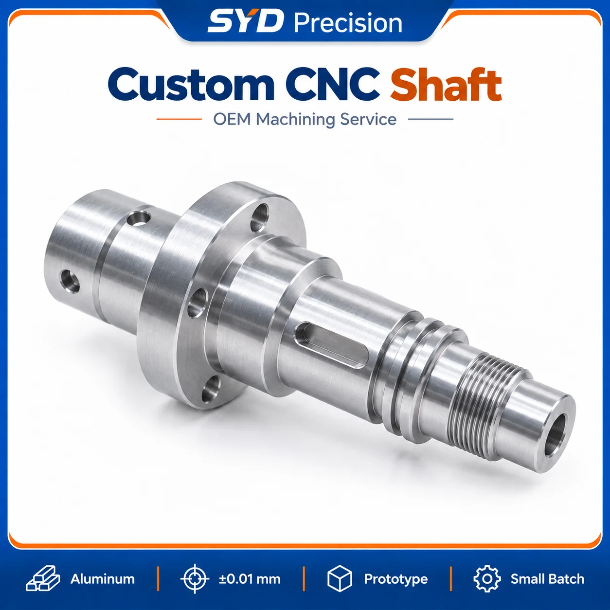custom-cnc-machined-shaft-precision-aluminum-metal-turning-milling-oem-service