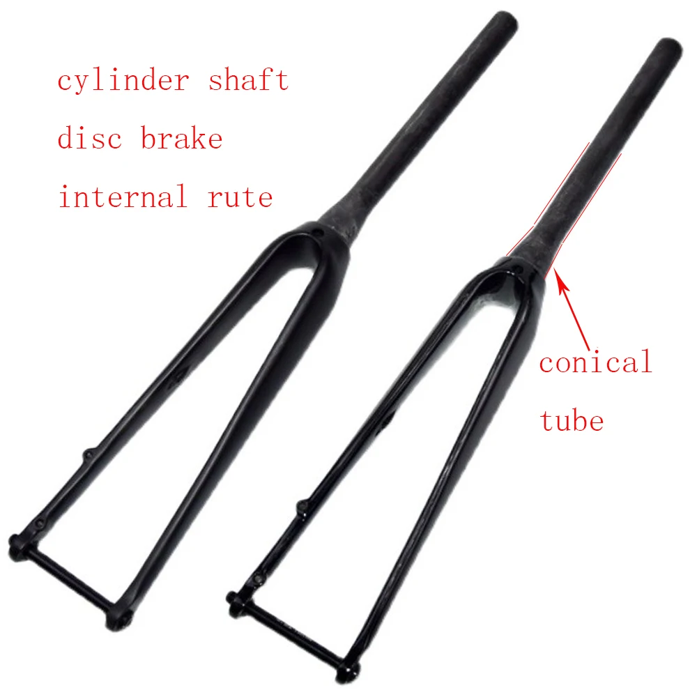 

Дисковый тормоз с полной вилкой для шоссейного велосипеда из углеродного волокна, фиксированная Шестерня 700CX25C, коническая трубка, детали для велоспорта, внутренние