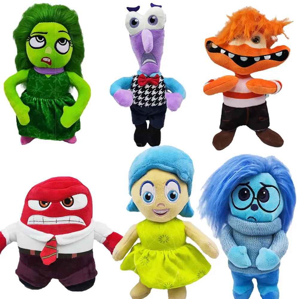 Movie Inside Out Cartoon characters Bing Bong Joy Sadness Anger Disgust Fear Anxiety Plush toys doll Gifts for children