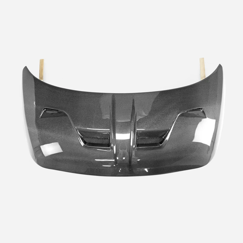 For Fiat 595 500 Abarth EPA ATTK Badass Vented Hood (500 EU pre‑facelift S3) Replacement Bonnet Auto Aero Tuning Exterior