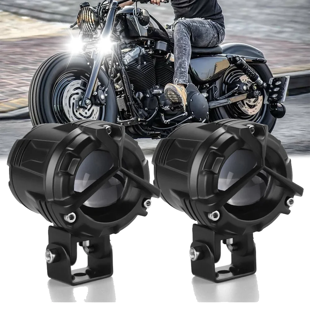 

HExplorers Motorcycle Driving Fog Lamps for Long RangeFog Driving Lights Bar for 12v 24v Super Bright for Motorcycle Car ATV SUV