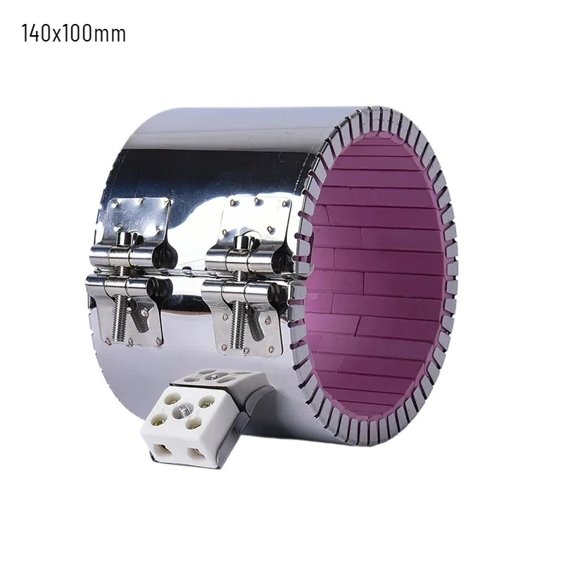 1PCS 220V 1200W 140x100mm Industrial Extrusion Injection Ceramic Band Heater （customized product）