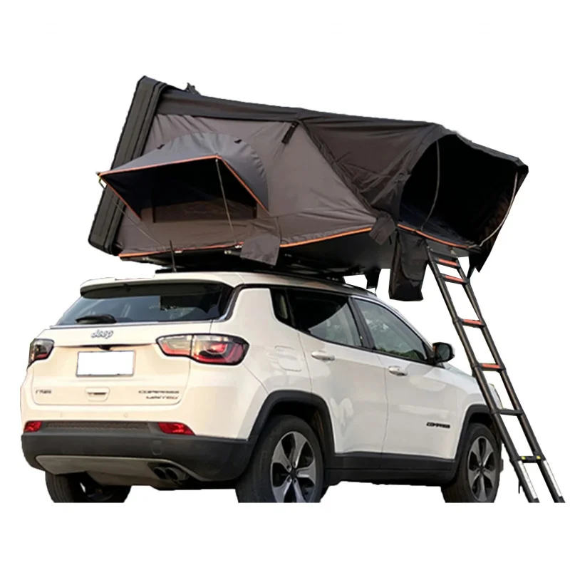 

2025 Quick and Easy Setup Large Aluminium/ABS Car Hard Rooftop Tent Car Roof Automatic Build Camping