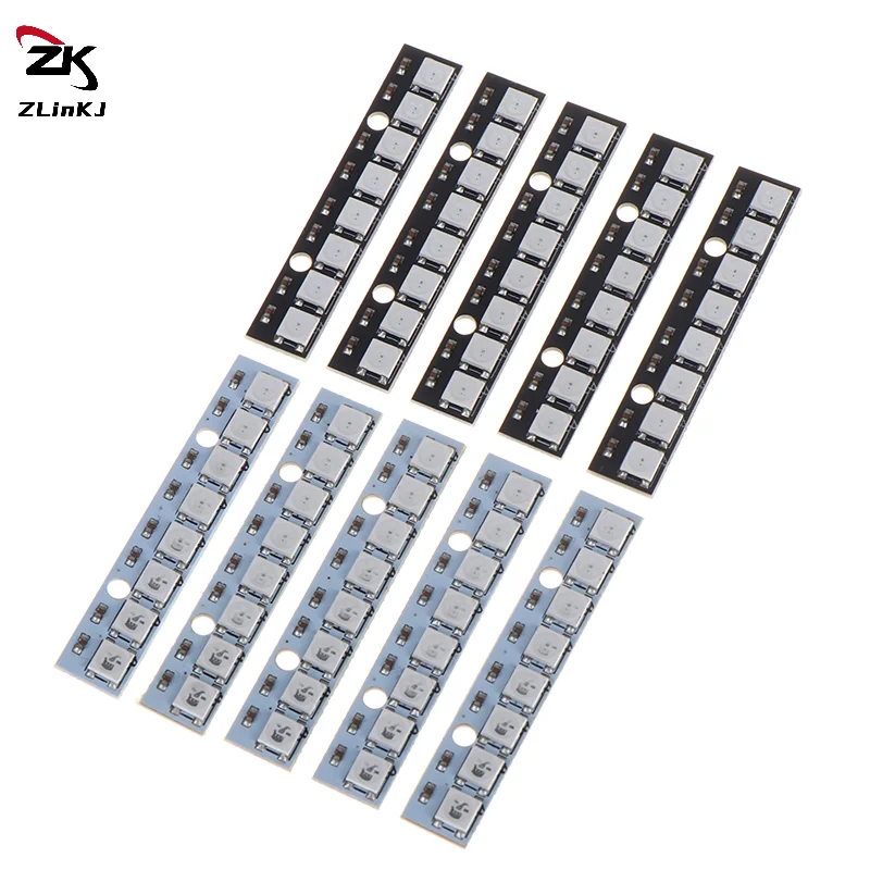 

(ZYDD01) 5PCS WS2812 5050 8Bit RGB LED Module Built-In Full Color-Driven Development Board For Arduino DIY Electronics