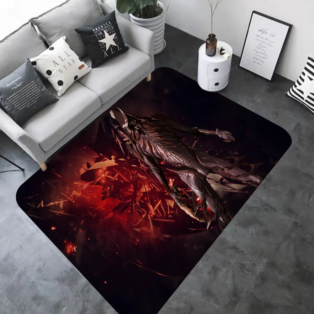 Warframe Floor Mat Retro Multiple Choice Living Room Kitchen Rug Non-Slip Modern Home Decor