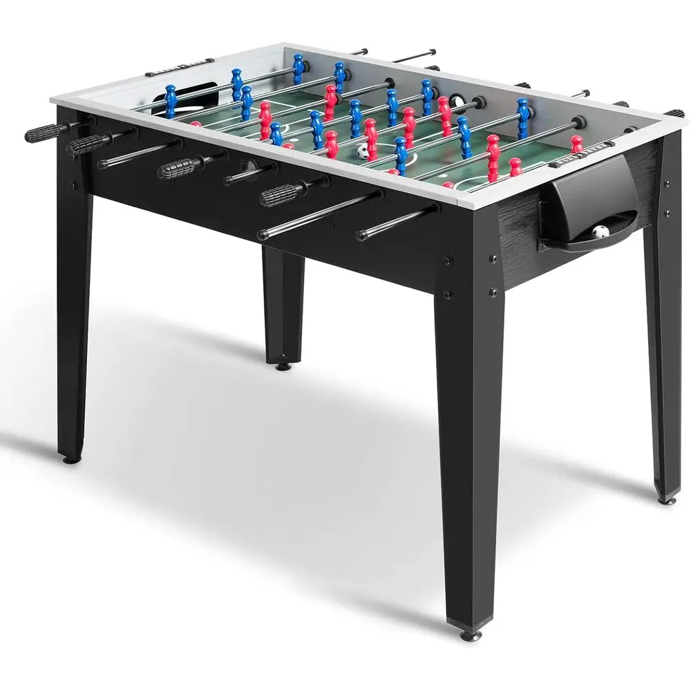 

Foosball Table, Arcades Soccer Game Table for Multiplayer with 2 Balls, Score Keepers, Wooden Competition Sized Foosball Table f