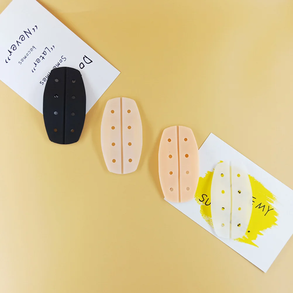 

6pcs Anti-Slip Shoulder Pads Invisible Silicone Cushion For Women Stretchable Everyday Use Shoulder Enhancer Fitness Shaping