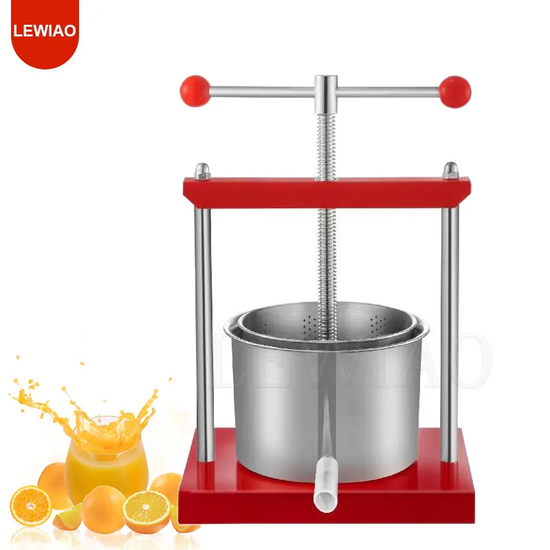 Exprimidor de acero inoxidable, exprimidor de naranja, limón, cítricos, Extractor de zumo de fruta de mano, separador de vino