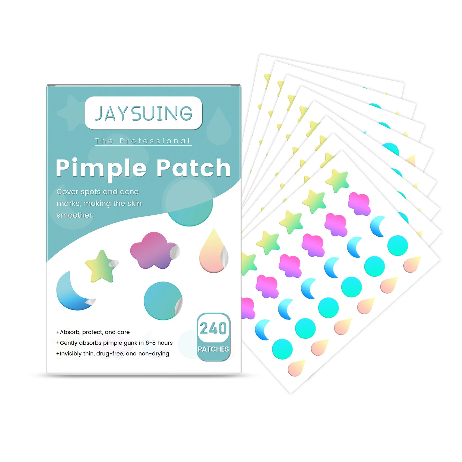 Star Invisible Pimple Patch Removal Acne Anti-Oxidation Repair Skin Care Stickers Acne Treatment Patch Beauty And Personal Care