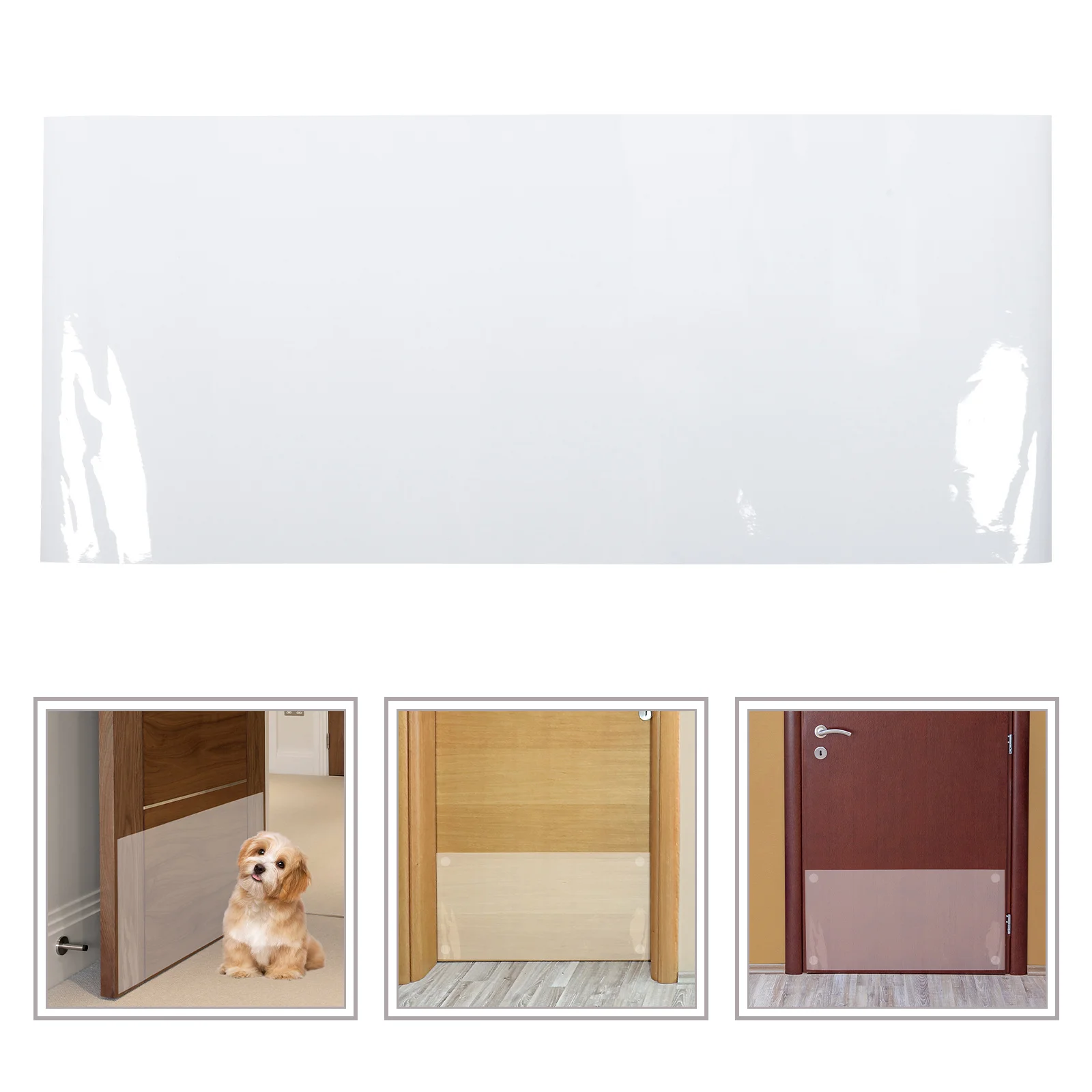 

Pet Door Scratch Shield Heavy Duty Clear Tpu Protector 40x91cm Flexible Door Wall Furniture Guard Cover Noise Reduce