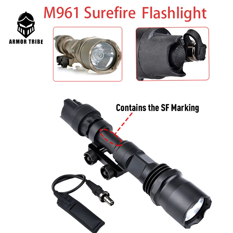 

Tactical Surefir M961 light Spotting Scope Rifle Lantern Airsoft Arma Pressure Hunting Lampe Softair WADSN Gun Wapen Flashlight