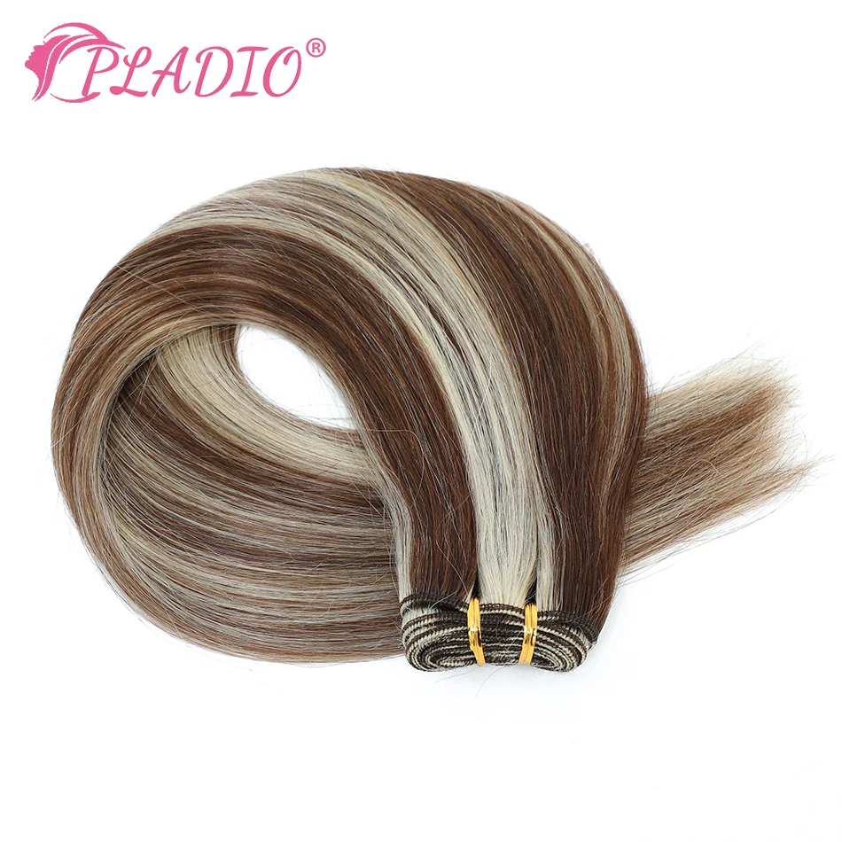 Human Hair Weft Weaves Straight Hair Bundles Remy Hair Weft Natural Human Hair Extensions 10\