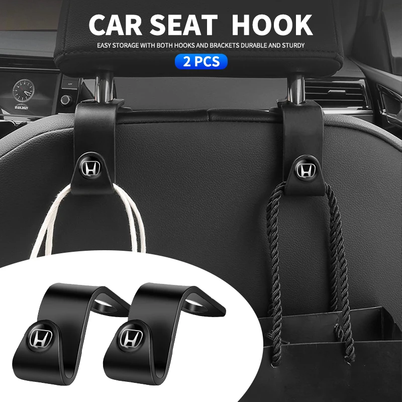 Car Hook Seat Headrest Organizer Holder Accessories For Honda Mugen Civic TYPE-R Accord Fit Jazz CRV BRV HRV Insight Pilot Passp