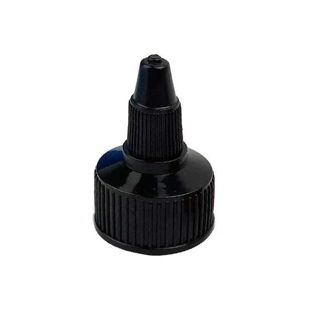 100pack EU FOOD Grade tested 24 410 black twist top cap with aluminum induction liner for honey bottle 28/410