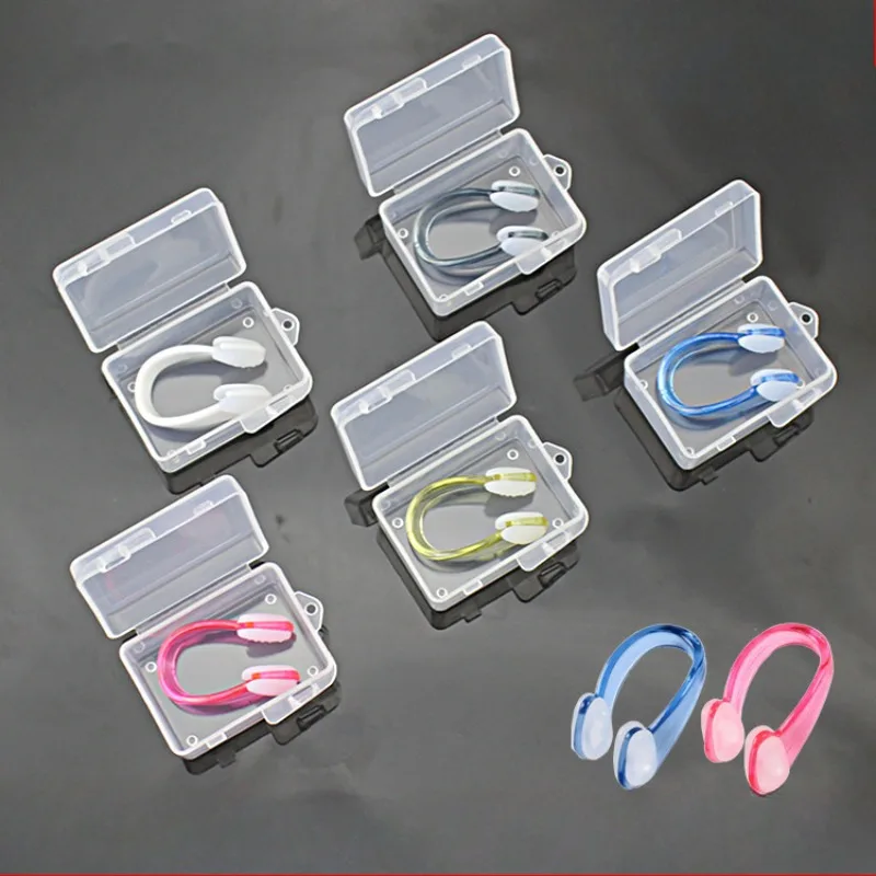 مشبك أنف احترافي مقاوم للماء ومضاد للانزلاق من السيليكون للسباحة والغوص والغطس ومعدات حماية مريحة للأنف #2