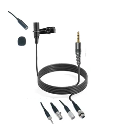Shure ULX SLX Sennheiser EW G3 G4 AKG Samson Audio-Technica Sony BodyPack Transmitt 용 좋은 검정색 ME2 라 발리에 옷깃 마이크