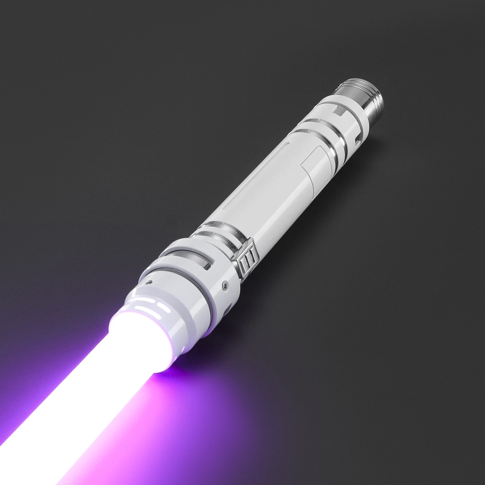 LGT Lightsaber Metal Hilt Force Heavy Dueling Light Sabre التحكم في الحركة بلوتوث لون لا نهائي يتغير مع 34 خطًا صوتًا