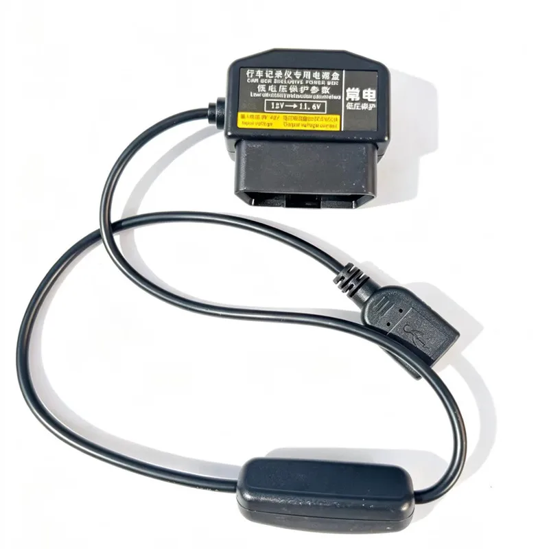 Car OBD Power Adapter 24V to 12V to 5V USB Interface Connection Charging Cable Plug Converter + G9 Pro