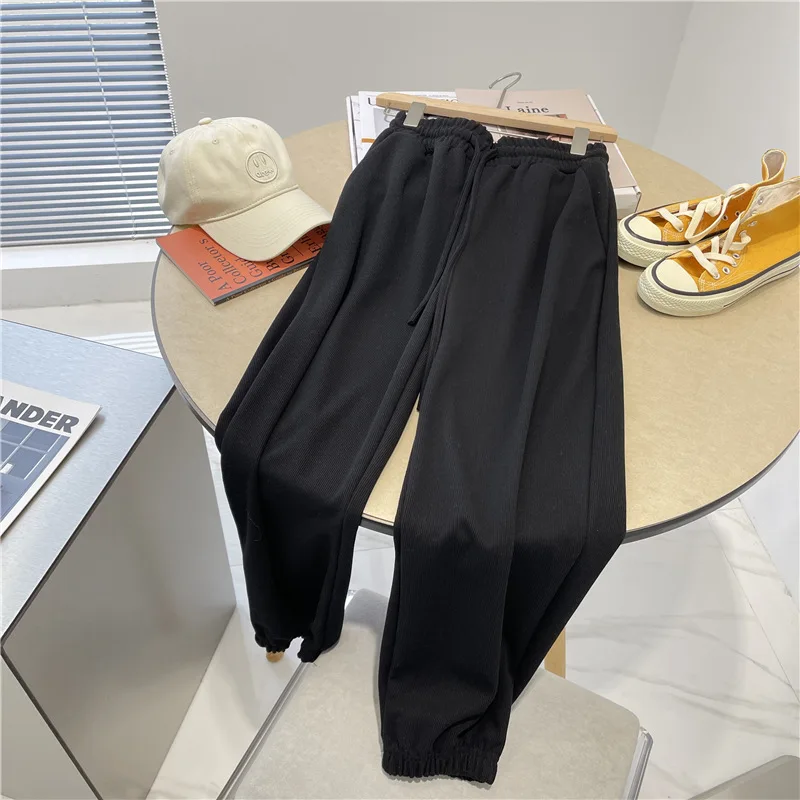 New Fashion Casual Joggers Women Hip Hop High Waist Baggy Sweatpants Running Jogging Sport Pants Trousers Streetwear