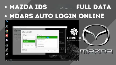 마쯔다 IDS 소프트웨어용 AutoCD 131+ 캘리브레이션 네이티브 설치 및 원격 지원 IDS 릴리스 레벨 IDS-109