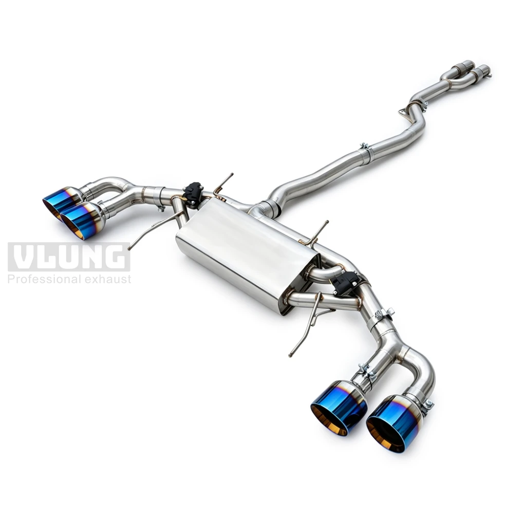 Racing SS304 Catback Valved Exhaust System for Nissan GTR R35 3.8T V6 Supercar Replacement Parts