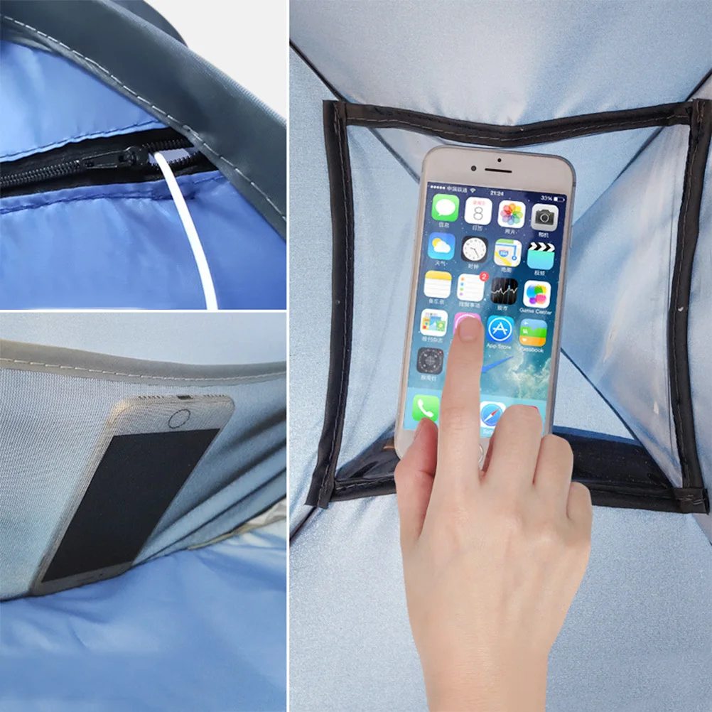 

Fully Automatic Sunshade Tent Size M Portable Foldable Beach Shelter Camping Fishing Picnic Outdoor Use Automatic Beach Tent