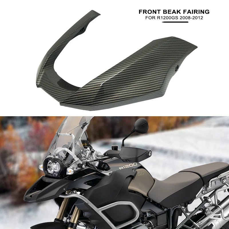 Carbon Front Beak Fairing Extension Wheel Extender Cover For BMW R1200GS R 1200GS R1200 GS R 1200 GS 2008 2009 2010 2011 2012