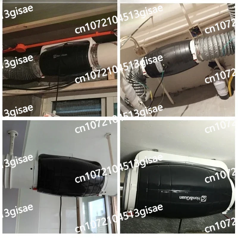 4/6/8 Inch Kitchen Fume Powerful Exhaust Fan For Bathroom Exhaust Ventilation Fan Super Silent Duct Fan
