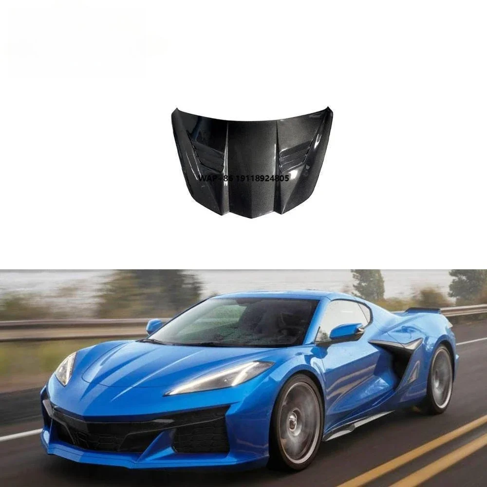 

Carbon Fiber Hood Car Engine Hood Bonnet for Corvette C8 Z06 2022-2023