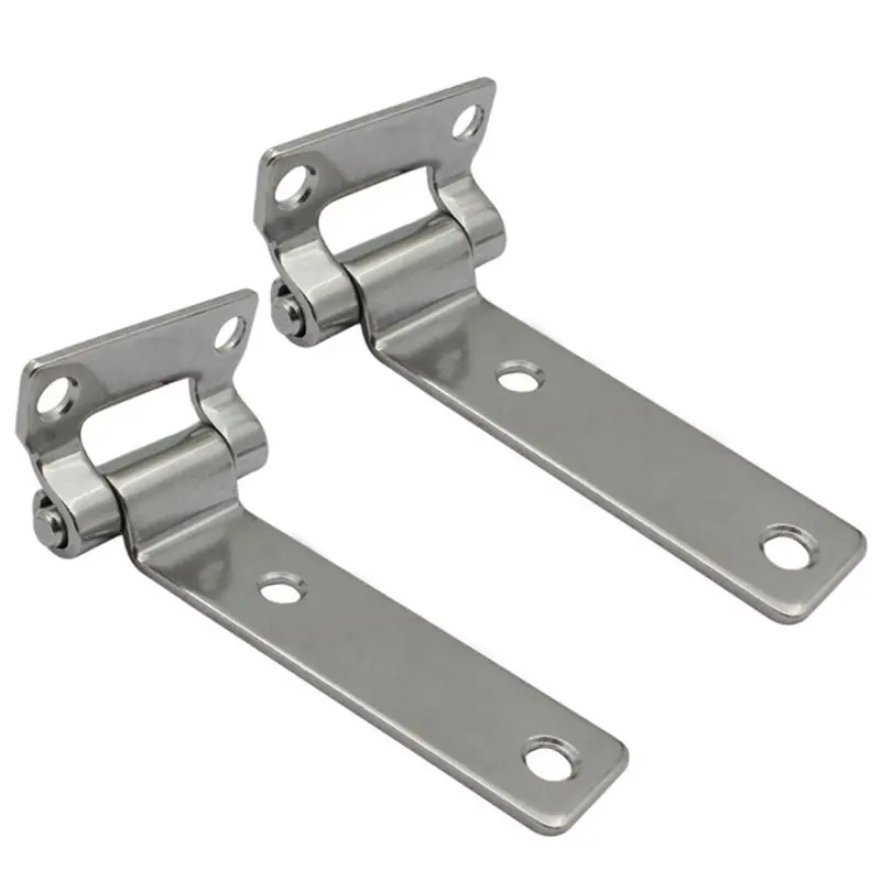 

SHGO-для морской лодки, аксессуары для яхт, 2 шт., нержавеющая сталь, Т-образные петли для контейнеров, 135X58x27 мм, дверная петля для палубы