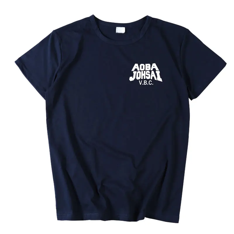 Aoba Johsai Vbc T Shirt Vrouwen Mannen Middelbare School Uniform Anime Tshirt Voyball Club Cosplay Janpanese Manga Unisex T-Shirt