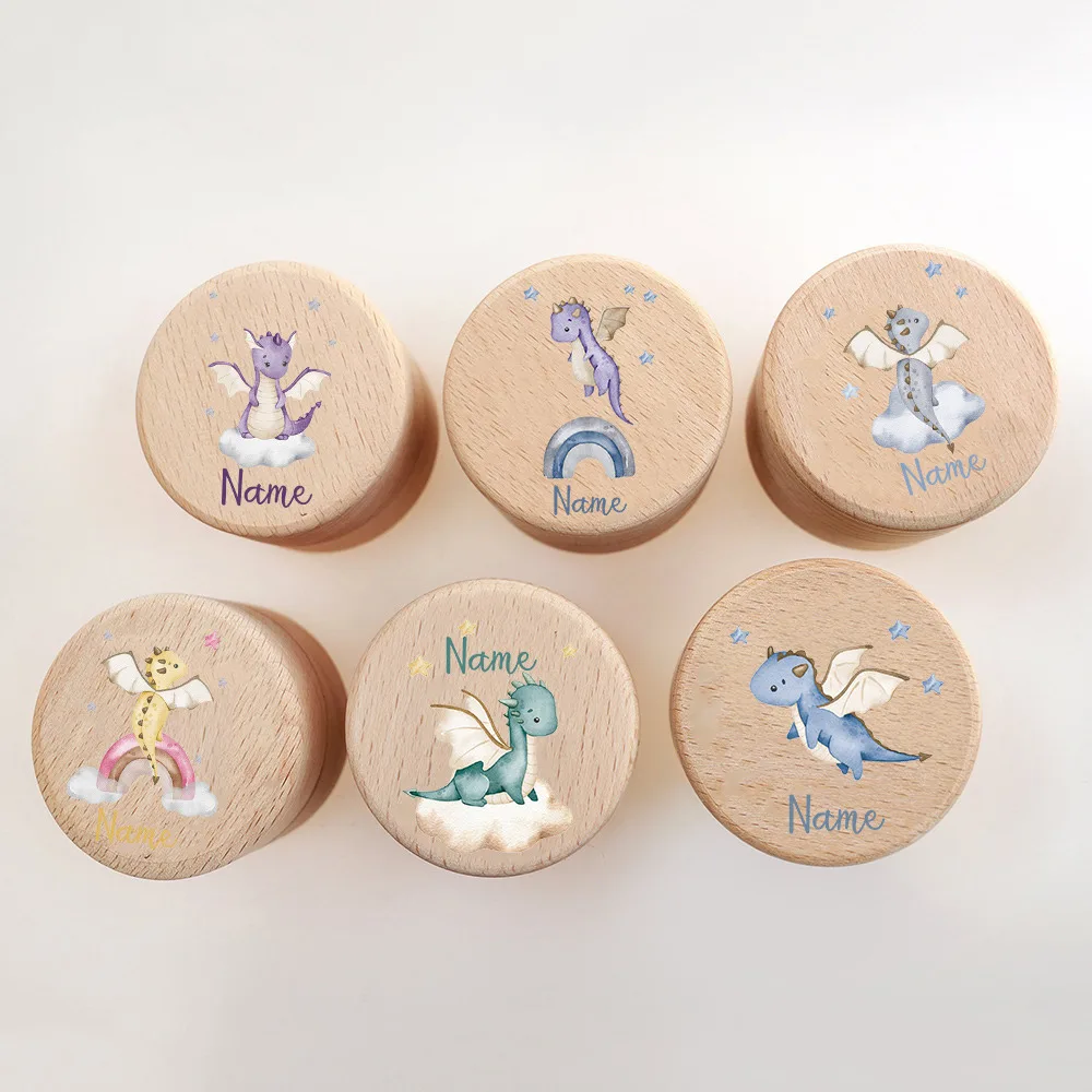 Personalised Baby Boys Girls Tooth Box Keepsake Box for All Baby Teeth Tooth Holder Custom Wooden Tooth Fairy Box Girls Gift