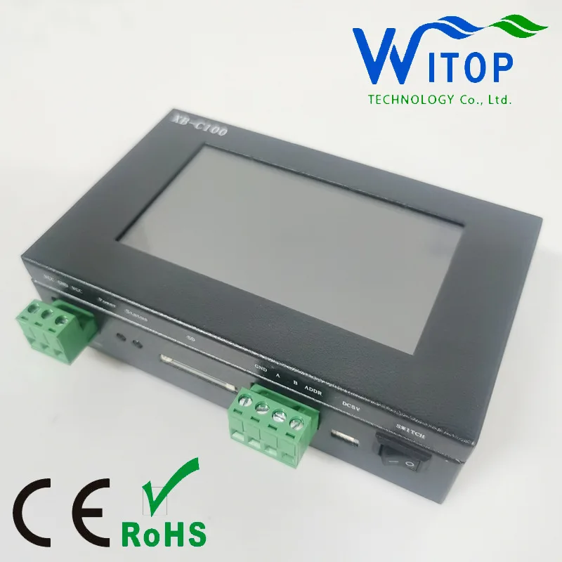 XB-C100 encoder DMX512 writer, built-in test program, adjustable touch screen speed and brightness