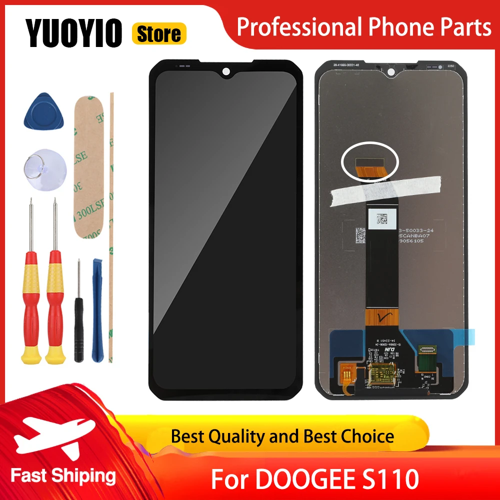 Original DOOGEE S110 LCD Display and Touch Screen Digitizer Assembly Replacement Display lcd +Tools