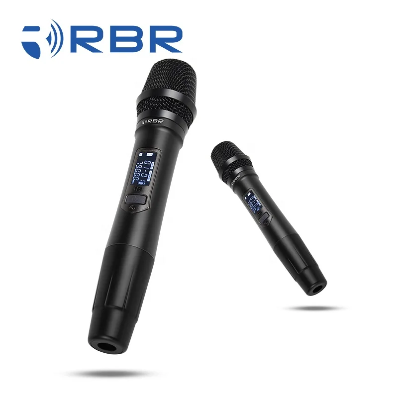 Rechargeable Handheld Design D733 Digital Professional UHF Wireless Microphone Mic System