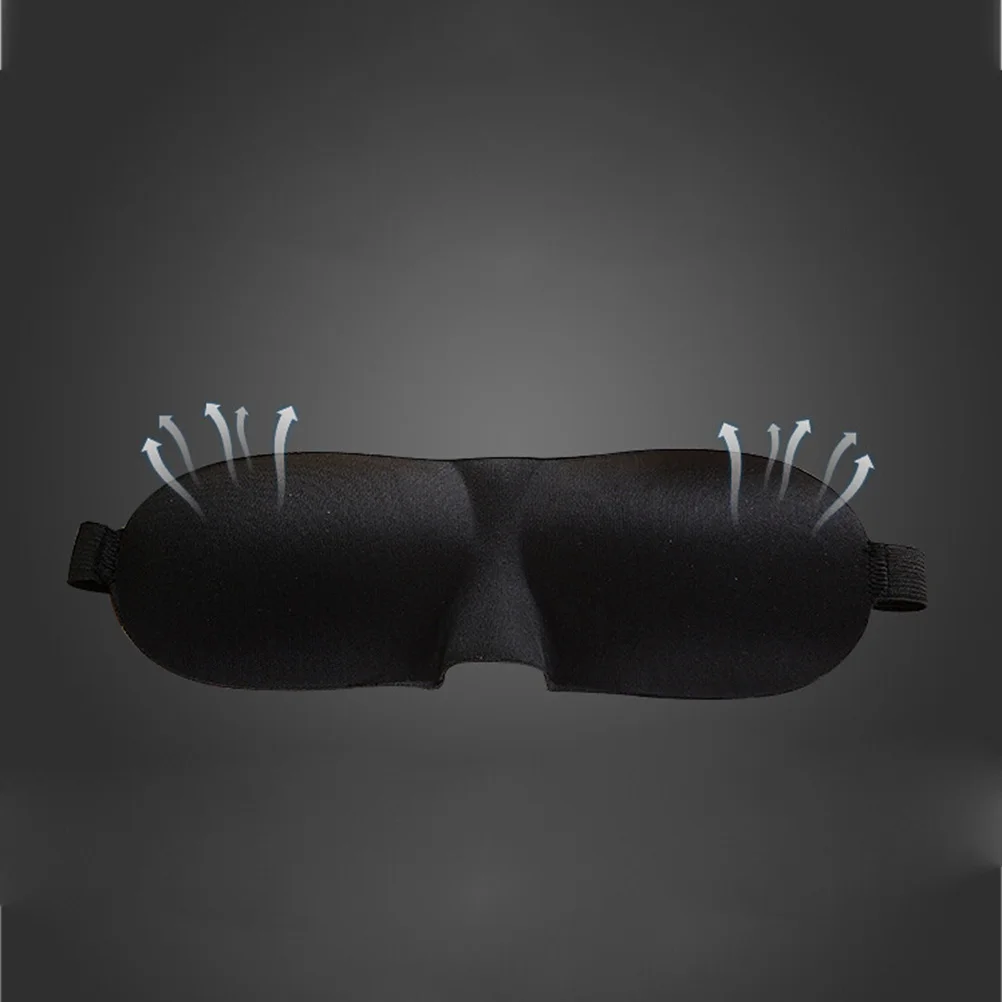 

2 pcs 3D Contoured Eye Mask Lightweight Adjustable Sleep Mask For Night Travel Work Naps Breathable Comfortable Design No