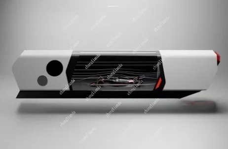 1:64 Desktop Aerodynamic Wind Tunnel Smoke Visual For Diecast Car Model, No Car Included