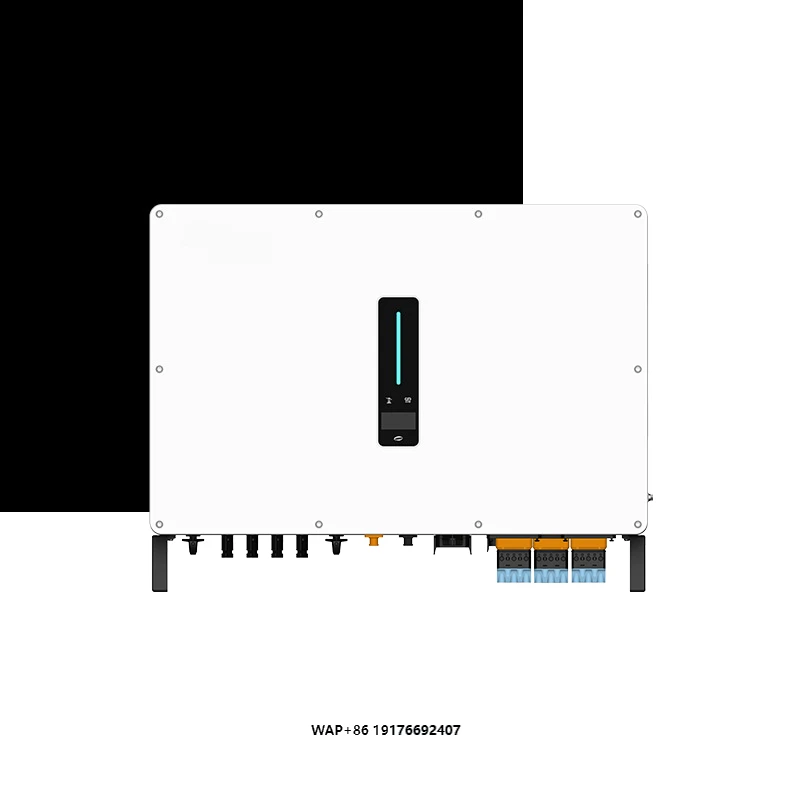 Pheilix Hybrid Inverter 30kw Three Phase HV Battery   2  Mppts  Hybrid Solar Inverters  for Solar Energy System