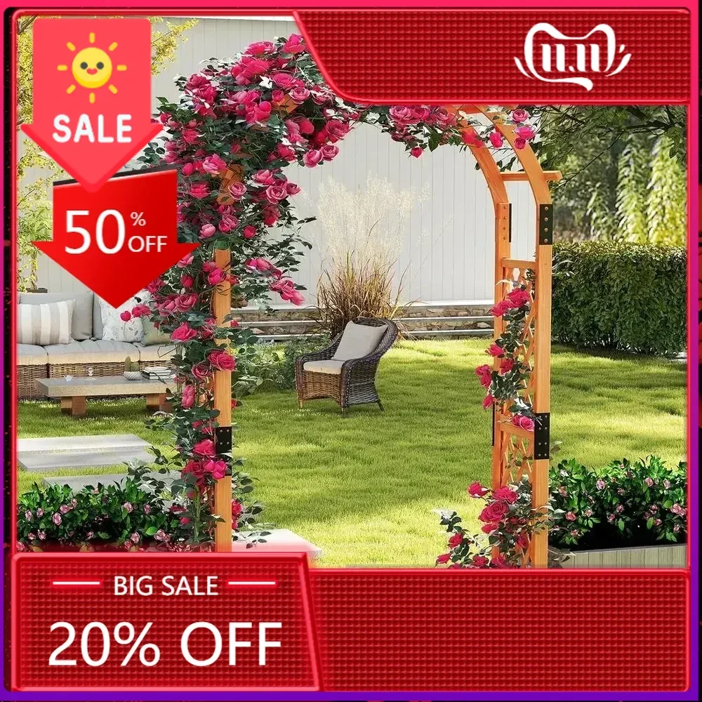 

Bestseller93 Wooden Garden Arbor Trellis for Climbing Plants, Outdoor Archway, Perfect for Wedding Ceremonies and Garden Parties