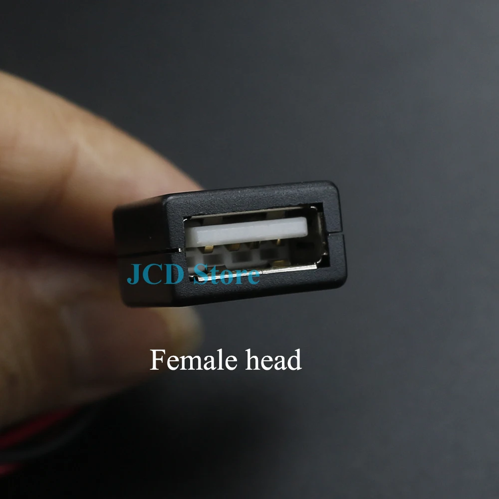 1 piece USB male and female head to XH2.54-2P terminal wire, 2-core power cable, USB socket to PH2.0 terminal adapter cable