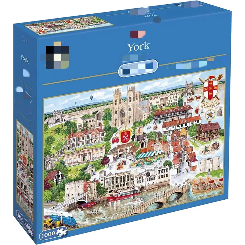 1000 Pieces Jigsaw Puzzles Assembling picture The City of York puzzles toys for adults children games educational games Toys