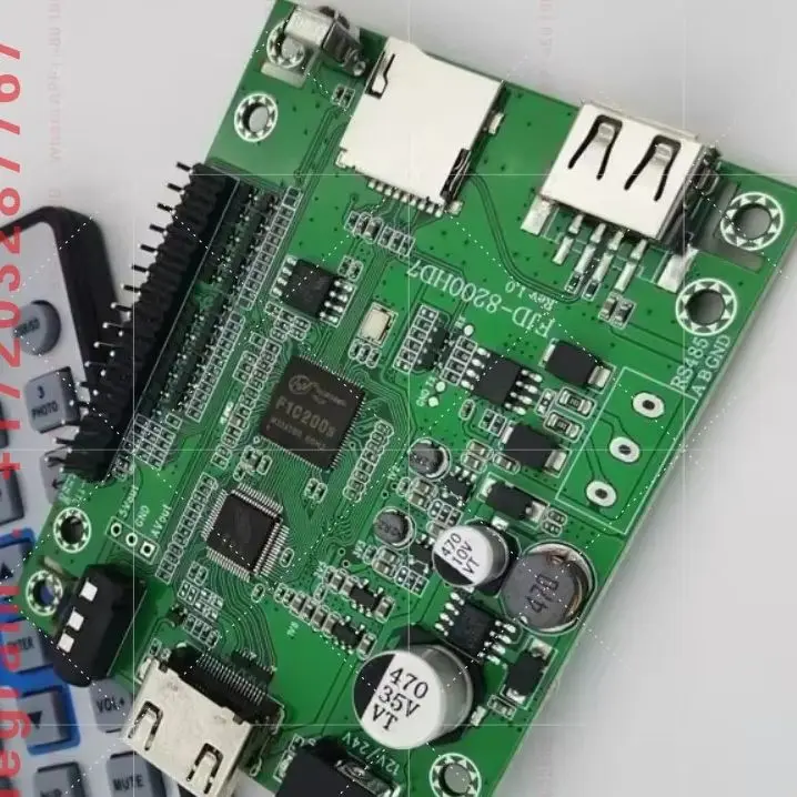 FJD-8200HD7 Single Chip Serial Control 1080P HD MP5 Advertising Decode Playback Board