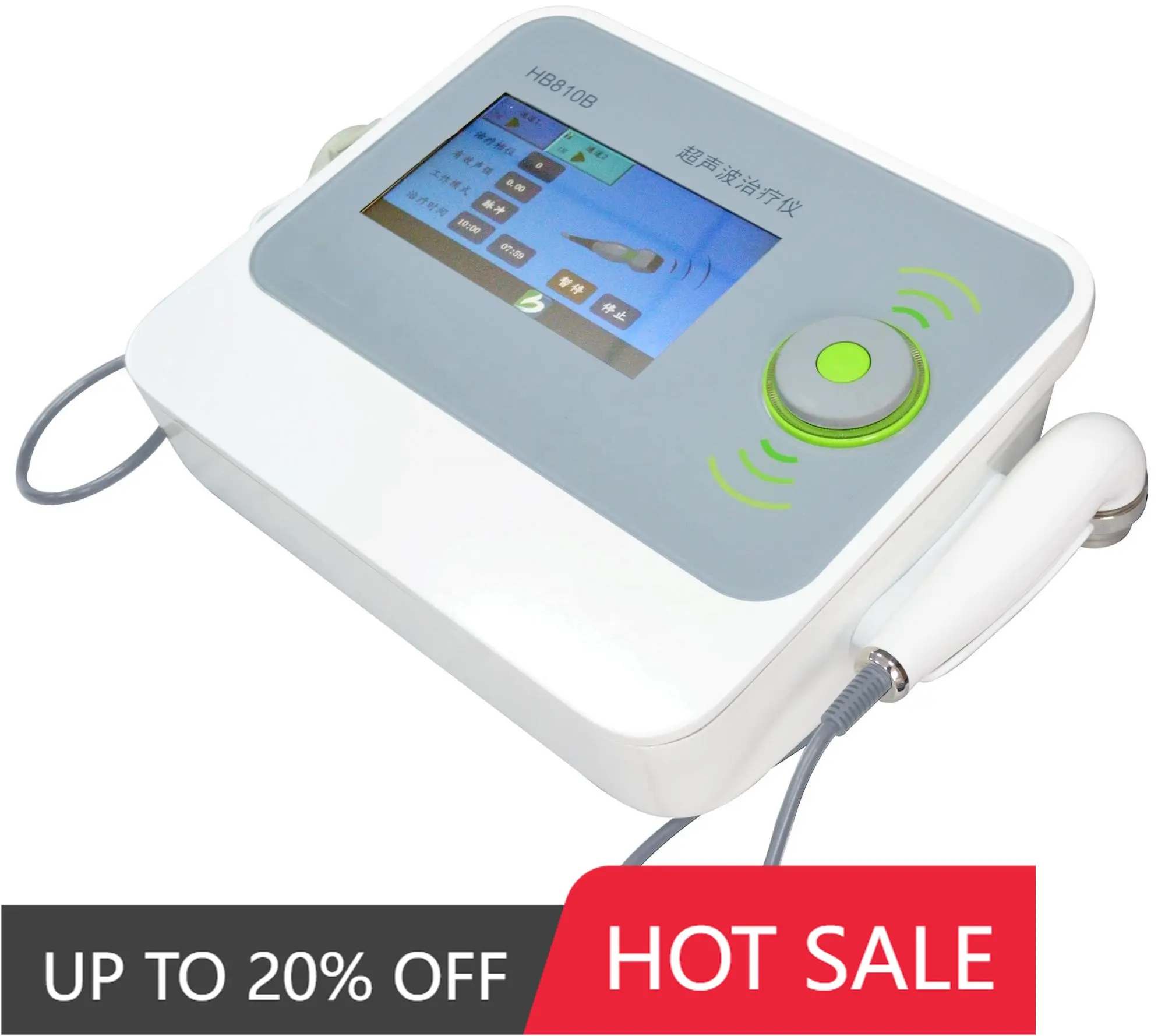 Physiotherapy equipment ultrasound therapy machine pain relief portable ultrasound