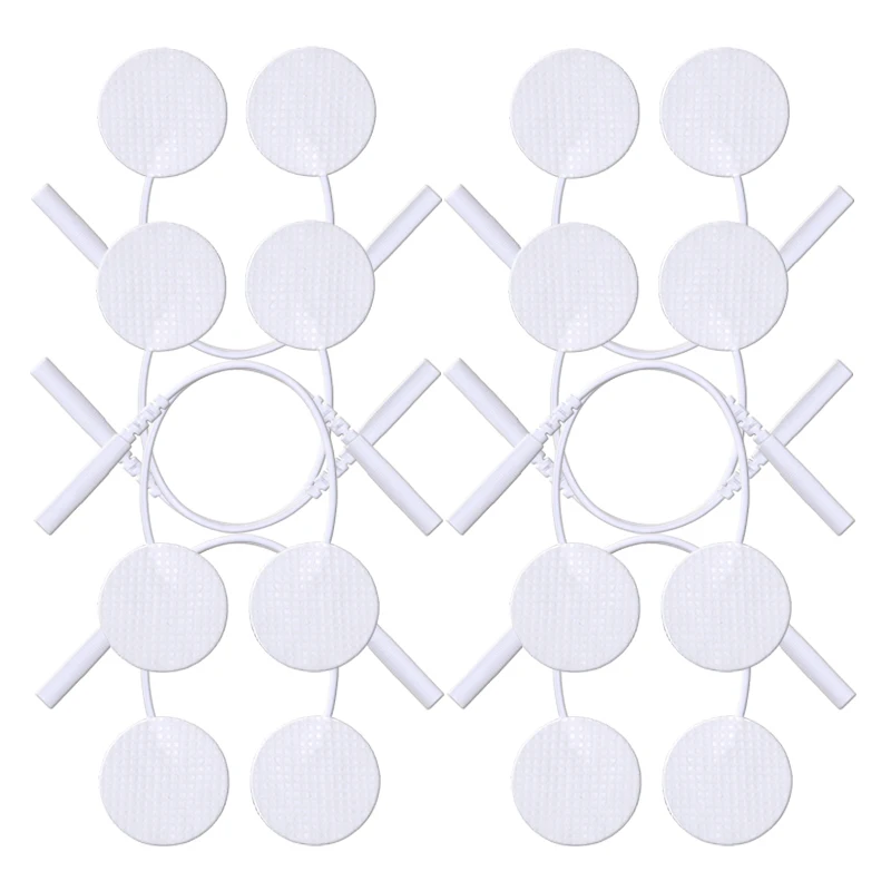 

50/100 шт. самоклеящиеся 25 мм электродные подушечки для массажера TENS, импульсный стимулятор мышц, акупунктурный массажный гель, наклейки