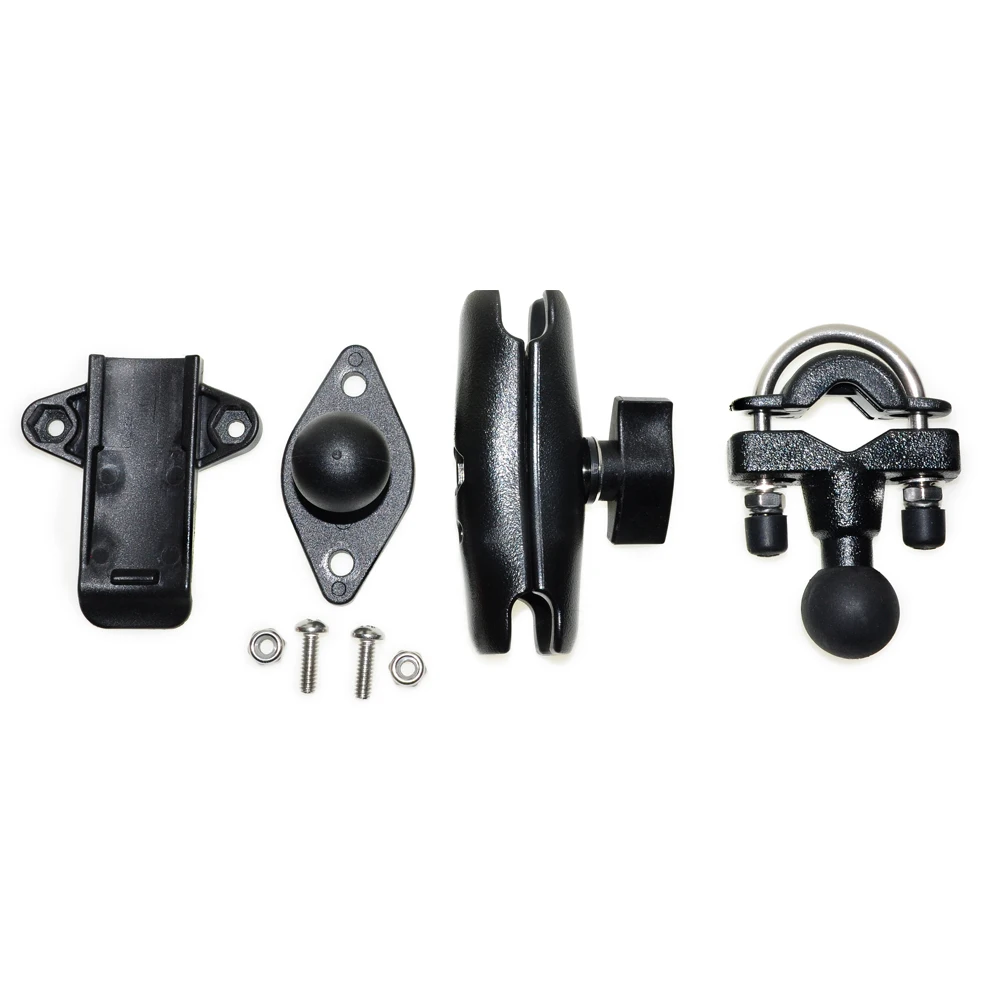 Bycicle moto supporto staffa doppia presa supporto braccio per Garmin GPSMAP 64 64SX 64X 64S 65 65SR 67i Oregon 650 550 450 Dakota